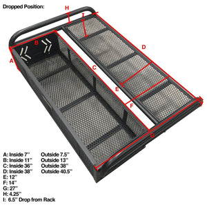 Rear Drop Rack by Kolpin 53350 Cargo Rack 23-2004 Western Powersports Drop Ship