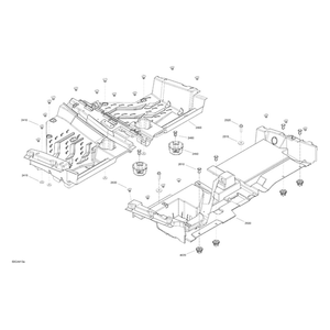 Rear Floor by Can-Am 707900534 OEM Hardware 707900534 Off Road Express Peach St