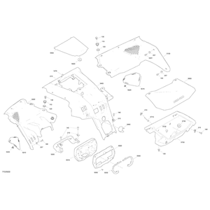 Rear Gauge Trim by Can-Am 709402141 OEM Hardware 709402141 Off Road Express