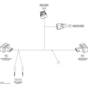 Rear Harness by Can-Am 710003219 OEM Hardware 710003219 Off Road Express