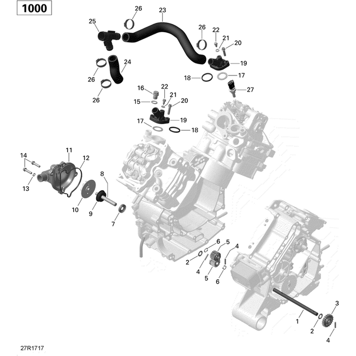 Rear Head Hose by Can-Am