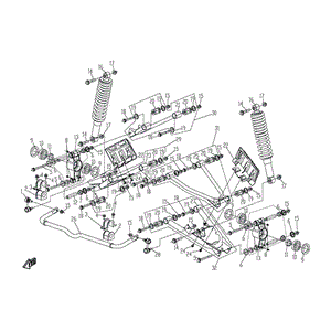 Rear Left Arm (Lower) Assy by CF Moto 9030-0602A0 OEM Hardware 9030-0602A0 Northstar Polaris