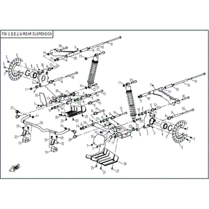 Rear Lower Arm Lh by CF Moto 7030-060210 OEM Hardware 7030-060210 Northstar Polaris