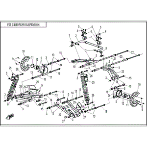 Rear Lower Arm Lh Pearl White (Pearl White) by CF Moto 7000-060410-0V200 OEM Hardware 7000-060410-0V200 Northstar Polaris