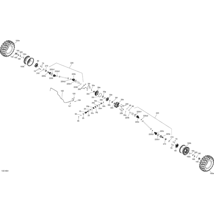 Rear Pinion Cover by Can-Am