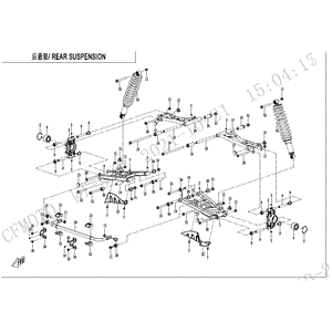 Rear Rh Upper Swing Arm Assy by CF Moto 5SYV-060310-6000 OEM Hardware 5SYV-060310-6000 Northstar Polaris