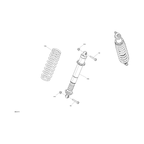 Rear Shock by Can-Am