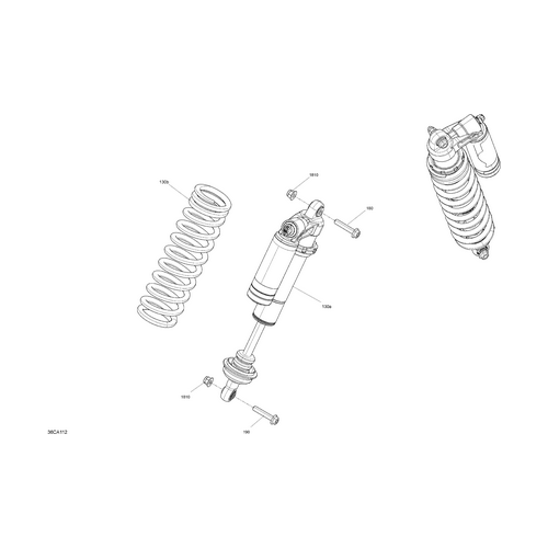 Rear Shock by Can-Am