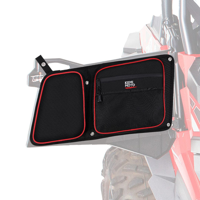 Rear Side Door Bags Knee Pad for Polaris RZR XP 4 1000/4 900/4 Door Turbo by Kemimoto