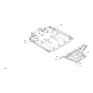 Rear Skid Plate by Can-Am 705014697 OEM Hardware 705014697 Off Road Express Peach St