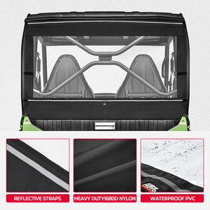 Rear Soft Rear Windshield for Kawasaki TERYX 4 800 by Kemimoto FTVWS016 Rear Windshield FTVWS016 Kemimoto