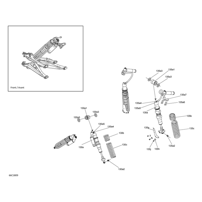 Rear Spring by Can-Am