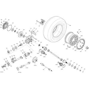 Rear Tire by Can-Am 705501295 OEM Hardware 705501295 Off Road Express