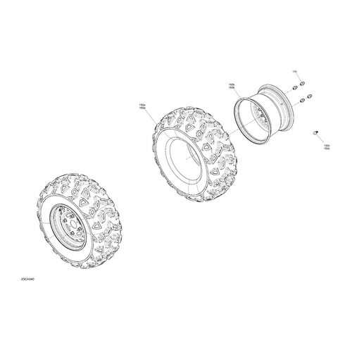 Rear Tire by Can-Am