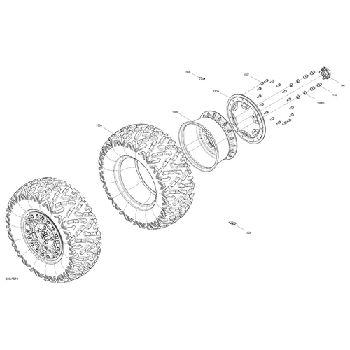 Rear Tire by Can-Am