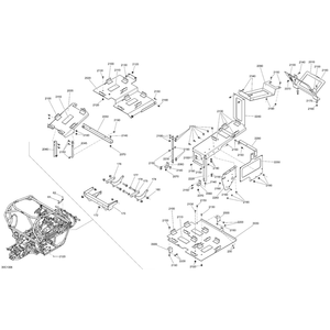 Rear Tray, Battery by Can-Am 705202882 OEM Hardware 705202882 Off Road Express