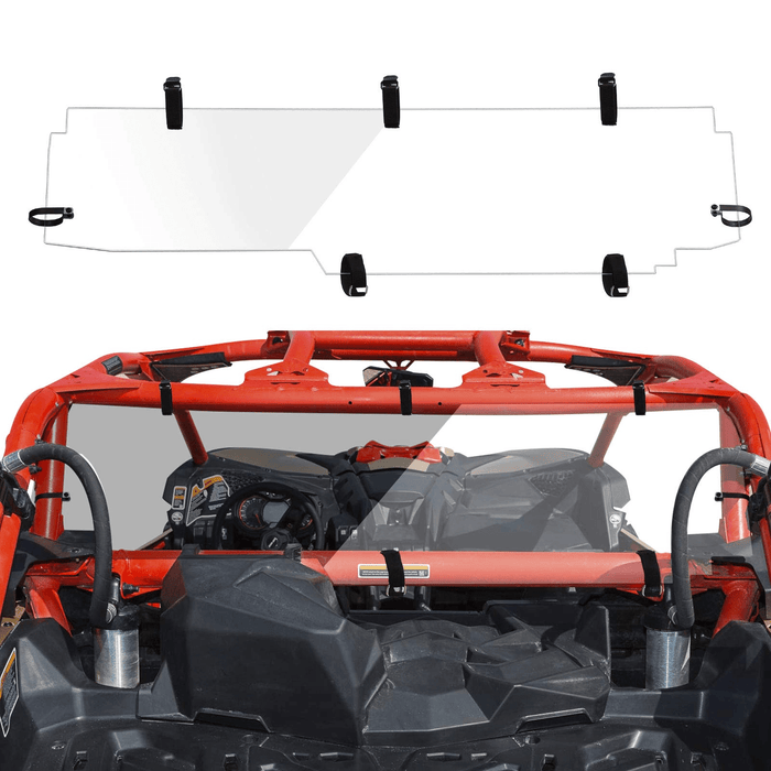 Rear Windshield for Can Am Maverick X3/ X3 Max by Kemimoto