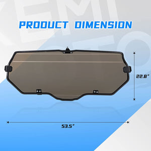 Rear Windshield of High Light Transmittance for  HONDA Talon by Kemimoto B0110-03801SK Rear Windshield B0110-03801SK Kemimoto