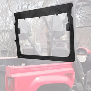 Rear Windshield with Zipper Back for Yamaha Rhino / Massimo by Kemimoto B0110-01701 Rear Windshield B0110-01701 Kemimoto