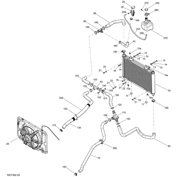 Recirculation Hose by Can-Am