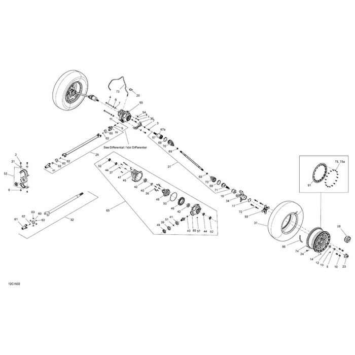 Red Panted Reinforcement Disc by Can-Am