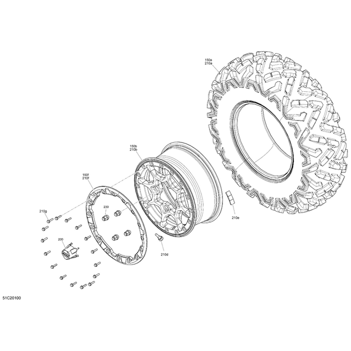 Red, Reinforcement Disk by Can-Am