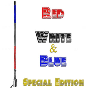 Red, White, & Blue Hyper Whip by 5150 Whips Whip Light Trinity Racing