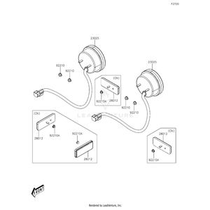 Reflector-Reflex by Kawasaki 28012-Y010 OEM Hardware 28012-Y010 No Longer Available