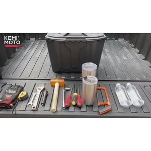 Removable Storage Bin / Box for Can-Am Defender by Kemimoto B0113-01401BK Cargo Box B0113-01401BK Kemimoto