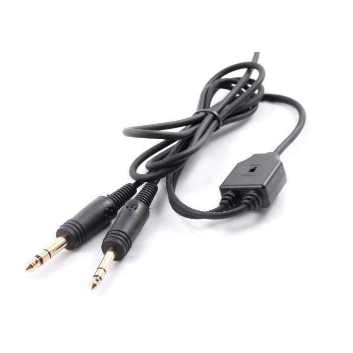 Replacement Mono/Stereo Cable For Ra900 General Aviation Pilot Headsets by Rugged Air