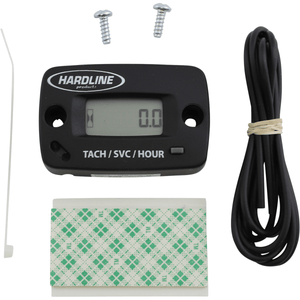 Resettable Hour Meter/Tachometer With Log Book By Hardline HR-8067-2 Hour Meter 2212-0399 Parts Unlimited