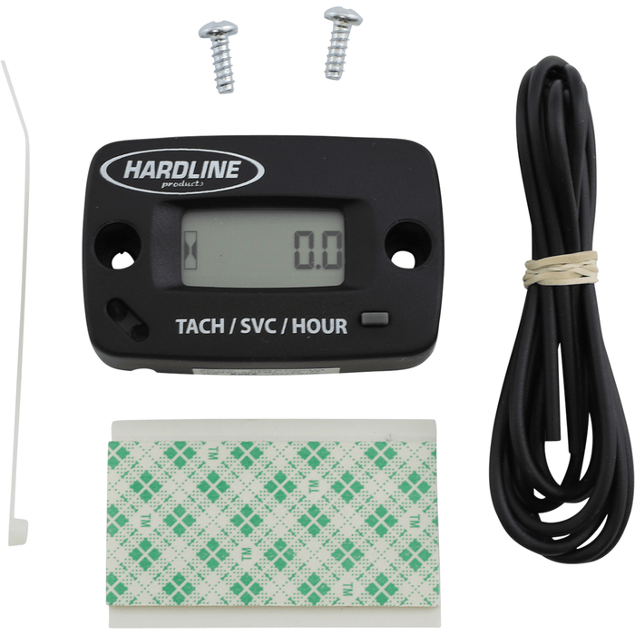 Resettable Hour Meter/Tachometer With Log Book By Hardline