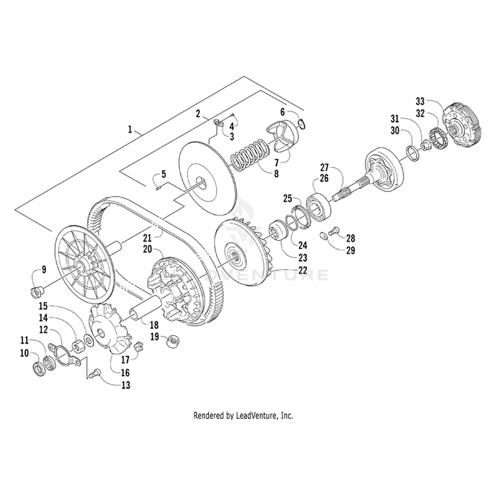 Retainer, Bearing By Arctic Cat