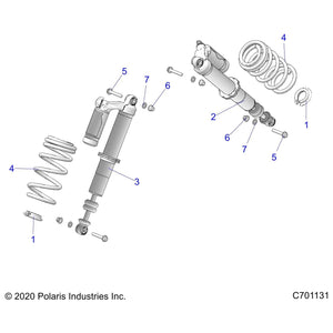 Retainer-Spring by Polaris 1501329 OEM Hardware P1501329 Off Road Express