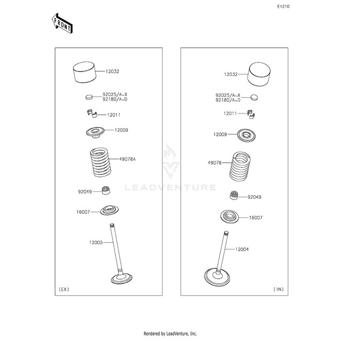 Retainer-Valve Spring by Kawasaki