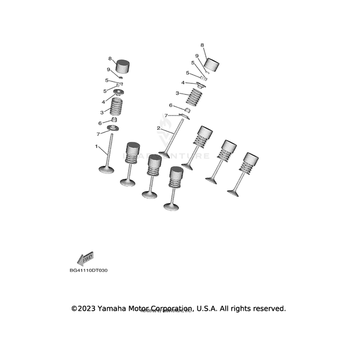 Retainer, Valve Spring by Yamaha