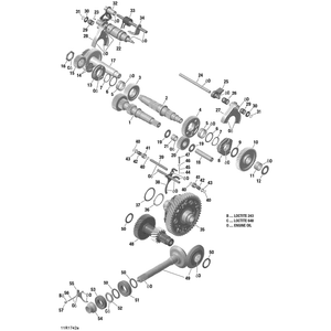 Retaining Ring by Can-Am 420845060 OEM Hardware 420845060 Off Road Express