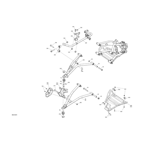 RH A-Arm Protector by Can-Am