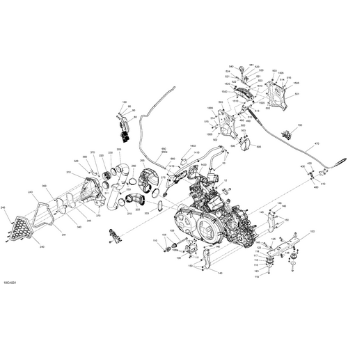 RH Bracket by Can-Am