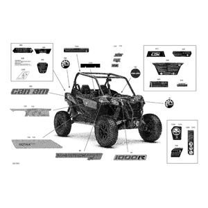 RH Decal "Rotax Power" by Can-Am 704907298 OEM Hardware 704907298 Off Road Express