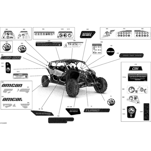 RH Door Decal "Can-Am" by Can-Am