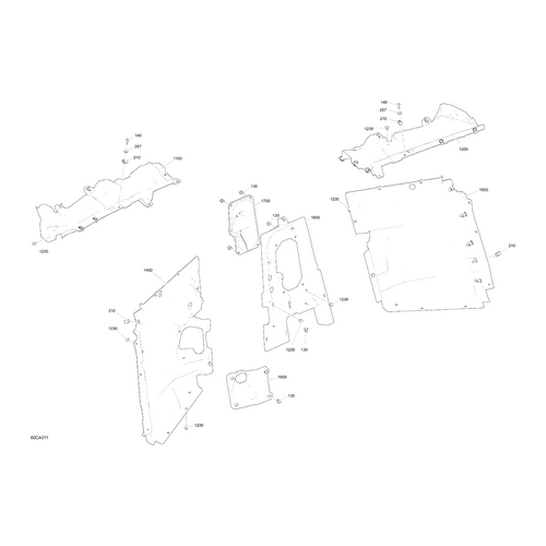 RH Front Bulkhead by Can-Am