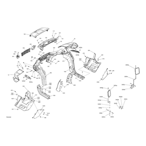 RH Front Deflector by Can-Am 705015796 OEM Hardware 705015796 Off Road Express Peach St