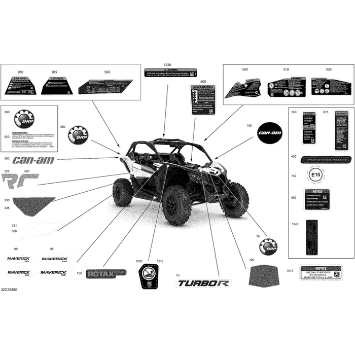 RH Front Door Decal by Can-Am