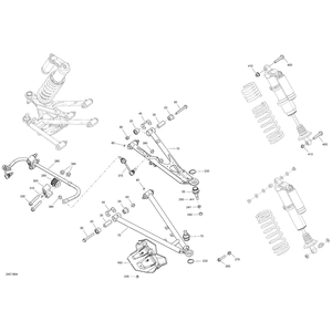 RH Front Lower Arm by Can-Am 706201727 OEM Hardware 706201727 Off Road Express