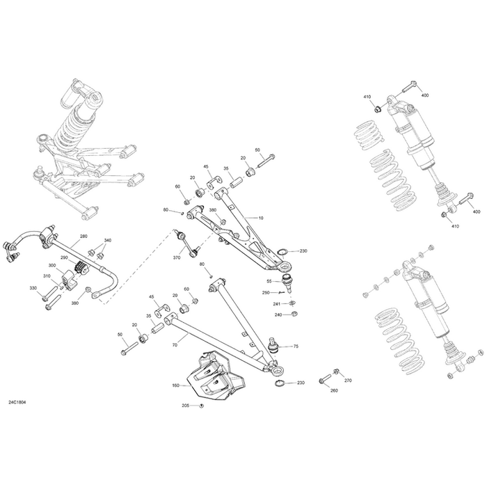 RH Front Lower Arm by Can-Am