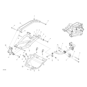 RH Int. Suspension Arm by Can-Am 706003894 OEM Hardware 706003894 Off Road Express Peach St