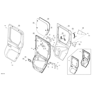 RH Interior Latch Kit by Can-Am 703501003 OEM Hardware 703501003 Off Road Express Peach St