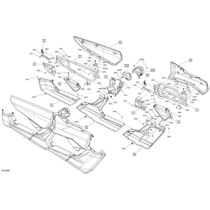 RH Latch Cover by Can-Am 705013860 OEM Hardware 705013860 Off Road Express