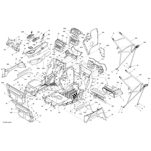 RH Lateral Net by Can-Am 707900128 OEM Hardware 707900128 Off Road Express